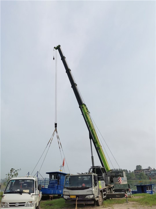 保靖县桥梁建设吊装案例